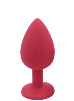 Plug rouge bijou cristal Small - DB-RY067CRED